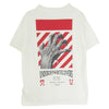 OFF-WHITE オフホワイト 19AW OMAA061G19877011 × UNDERCOVER HAND DART TEE アンダーカバー ハンド バックプリントデザイン クルーネック 半袖 Tシャツ ホワイト系 M【中古】