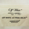 OFF-WHITE オフホワイト 19AW OMAA061G19877011 × UNDERCOVER HAND DART TEE アンダーカバー ハンド バックプリントデザイン クルーネック 半袖 Tシャツ ホワイト系 M【中古】