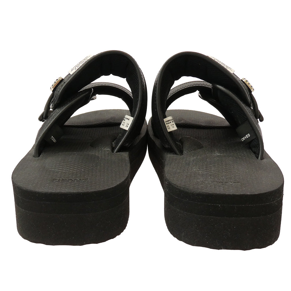 TOGA トーガ 24SS × SUICOKE スイコック MURA シルバーストラップ サンダル ブラック系 28cm【新古品】【未使用】【中古】
