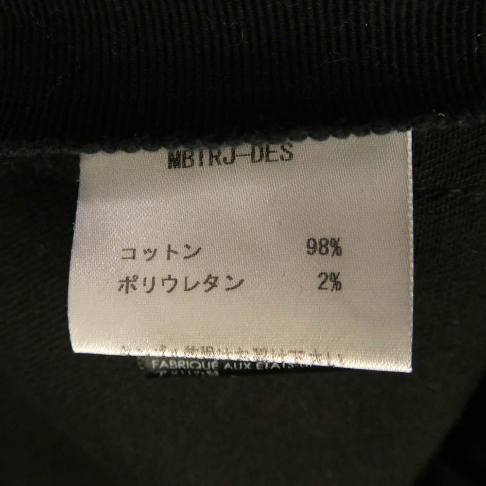 AMIRI アミリ 18SS MBTRJ-DES Track Jean ライン ペイント ストレット スキニー トラック ブラックデニム パンツ ブラック系 28【中古】
