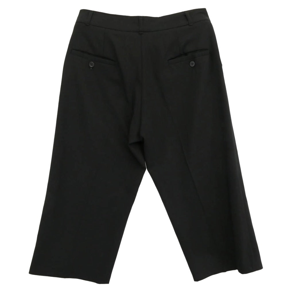 Rick Owens リックオウエンス RO 7366 センタープレス クロップド スラックスパンツ ブラック系 38【中古】