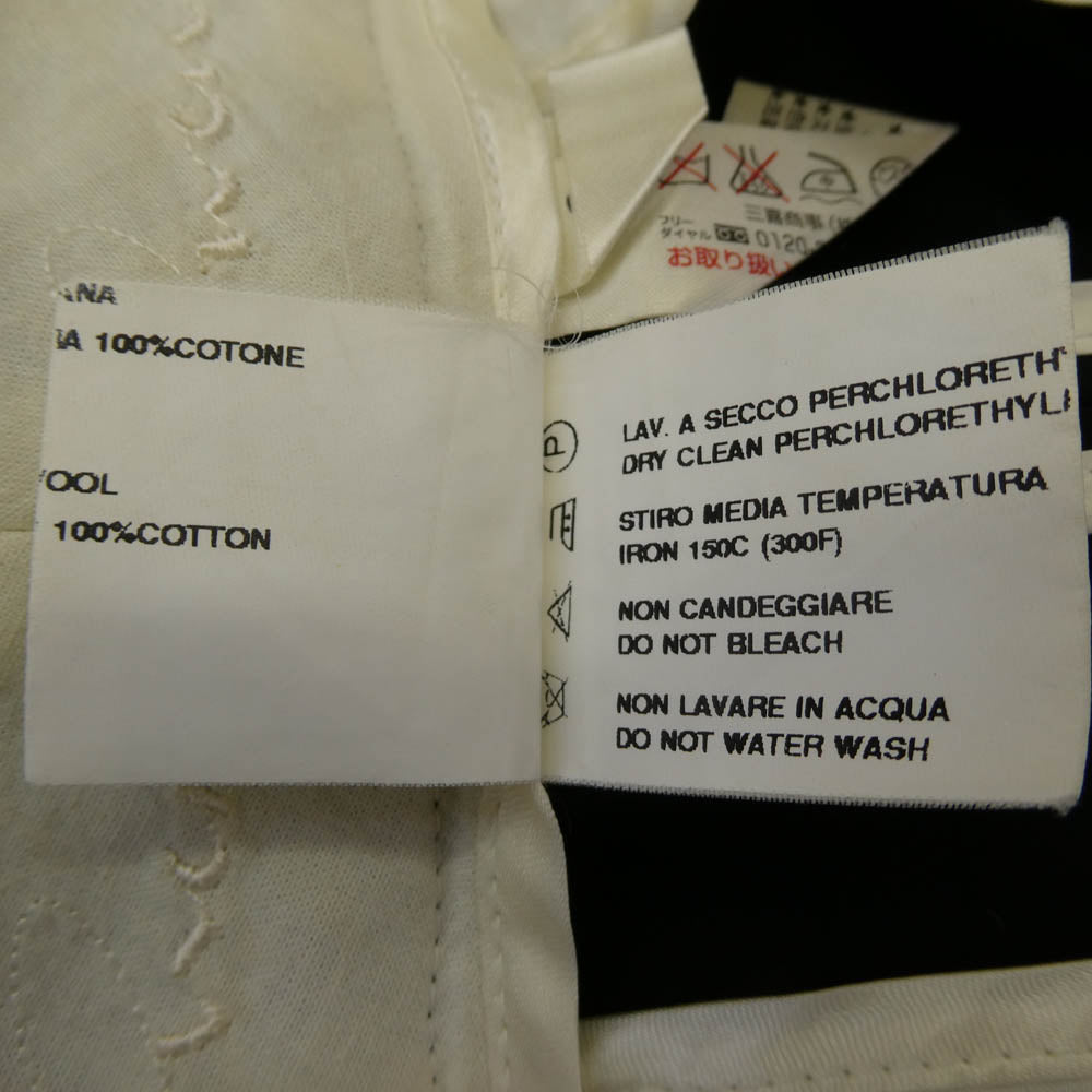 Rick Owens リックオウエンス RO 7366 センタープレス クロップド スラックスパンツ ブラック系 38【中古】