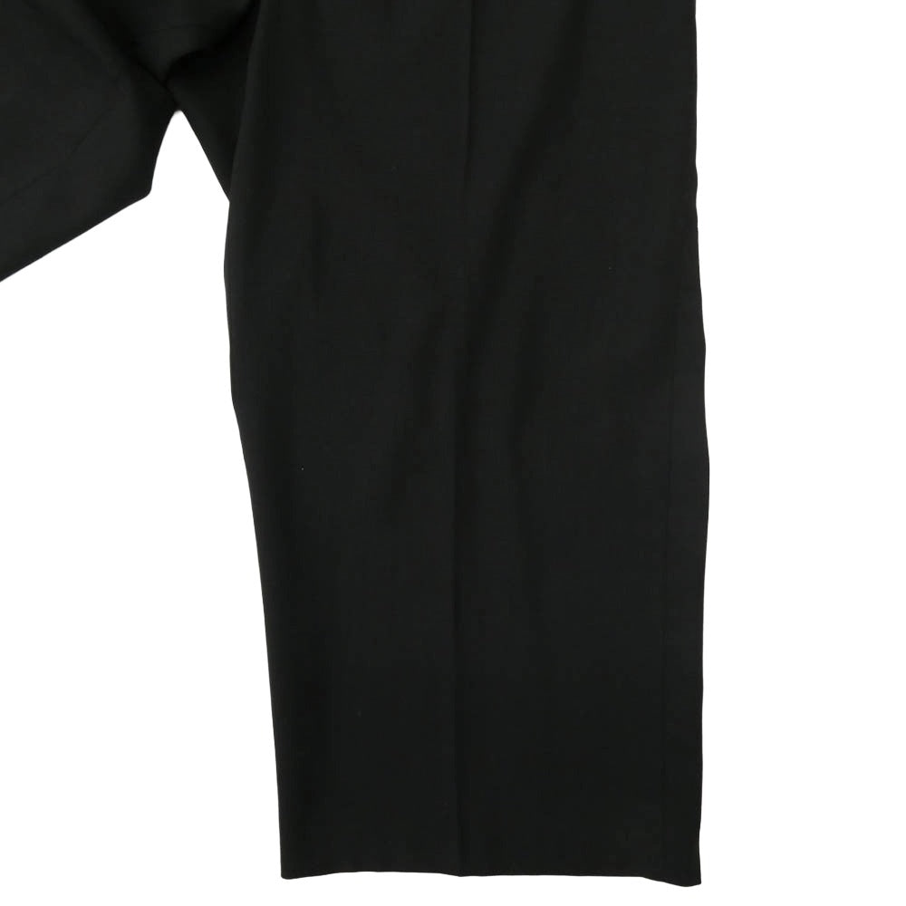 Rick Owens リックオウエンス RO 7366 センタープレス クロップド スラックスパンツ ブラック系 38【中古】