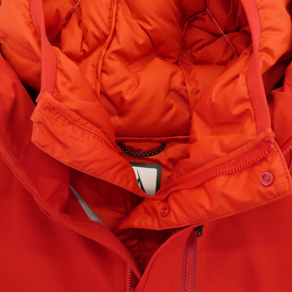 NIKE ナイキ 19AW CD7523-611 × UNDERCOVER NRG TC 3L FISHTAIL PARKA 3レイヤー バックロゴプリント フィッシュテール パーカー コート ライナー脱着可能 レッド系 M【中古】