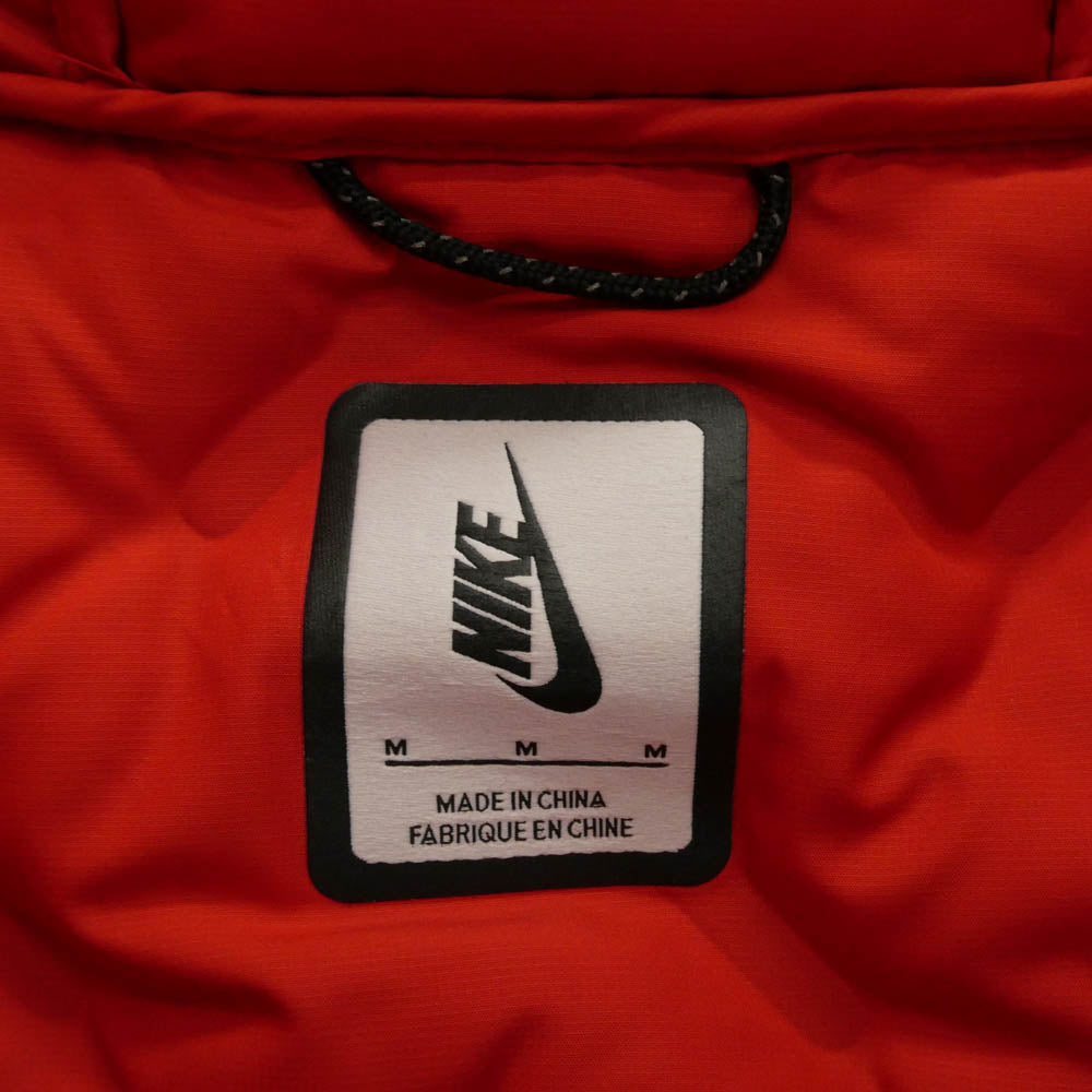 NIKE ナイキ 19AW CD7523-611 × UNDERCOVER NRG TC 3L FISHTAIL PARKA 3レイヤー バックロゴプリント フィッシュテール パーカー コート ライナー脱着可能 レッド系 M【中古】