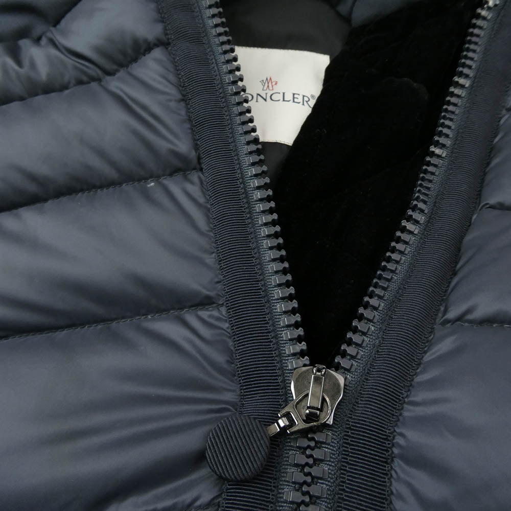 MONCLER モンクレール SOPHIE ソフィ ポンチョ ダウンカーディガン ネイビー系 3【中古】