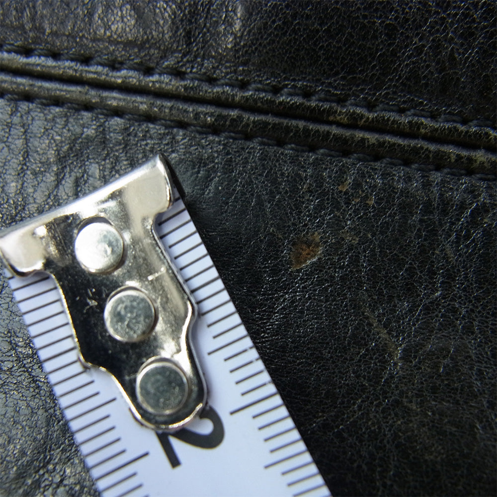 CHROME HEARTS クロムハーツ（原本無） OLD FS TOTE オールド FSトート レザー クロスパッチ トートバッグ ダークブラウン系【中古】