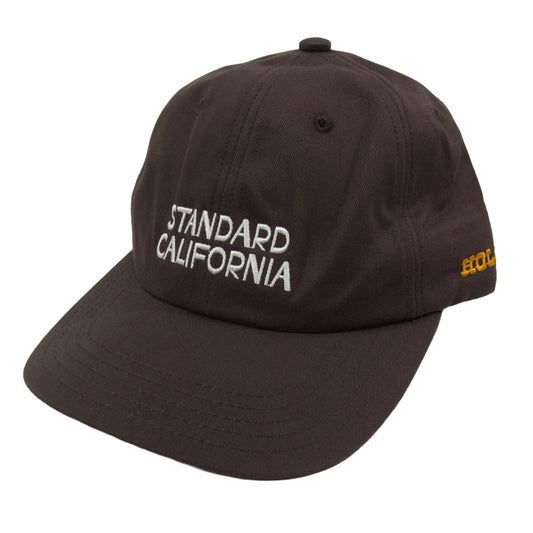 STANDARD CALIFORNIA スタンダードカリフォルニア Jeff for SD Logo Baseball Cap ロゴ刺繍 ベースボール キャップ 帽子 ブラウン系【美品】【中古】