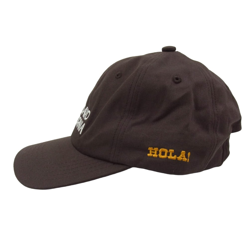 STANDARD CALIFORNIA スタンダードカリフォルニア Jeff for SD Logo Baseball Cap ロゴ刺繍 ベースボール キャップ 帽子 ブラウン系【美品】【中古】