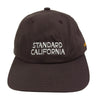 STANDARD CALIFORNIA スタンダードカリフォルニア Jeff for SD Logo Baseball Cap ロゴ刺繍 ベースボール キャップ 帽子 ブラウン系【美品】【中古】