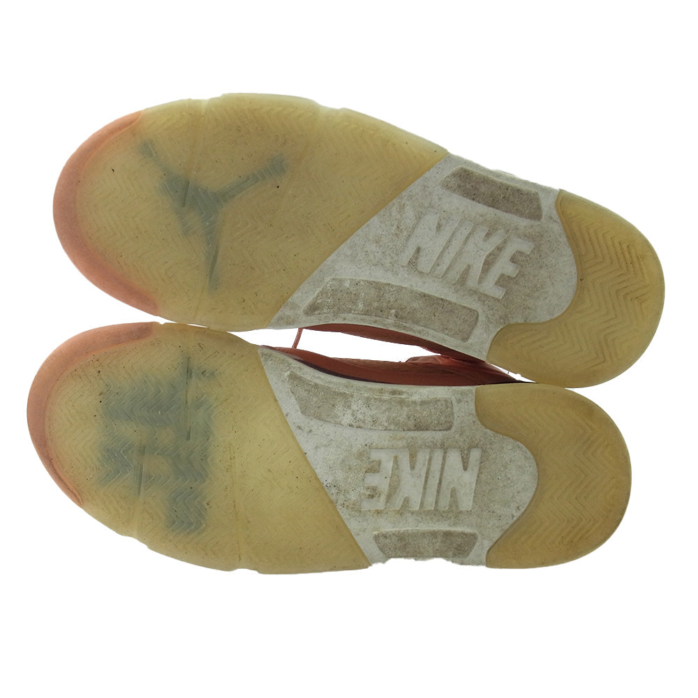 NIKE ナイキ DV4982-641 DJ Khaled Air Jordan 5 Retro DJ キャレド エアジョーダン5 レトロ スニーカー オレンジ系 27.5cm【中古】