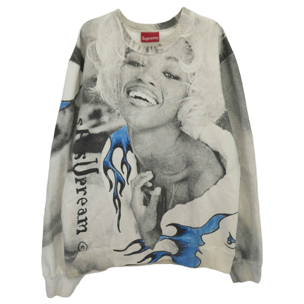 Supreme シュプリーム 20SS Naomi Crewneck ナオミ クルーネック スウェット グレー系 L【中古】