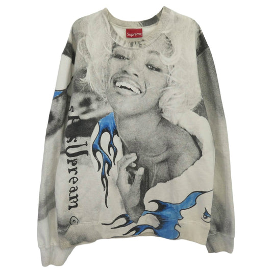 Supreme シュプリーム 20SS Naomi Crewneck ナオミ クルーネック スウェット グレー系 L【中古】