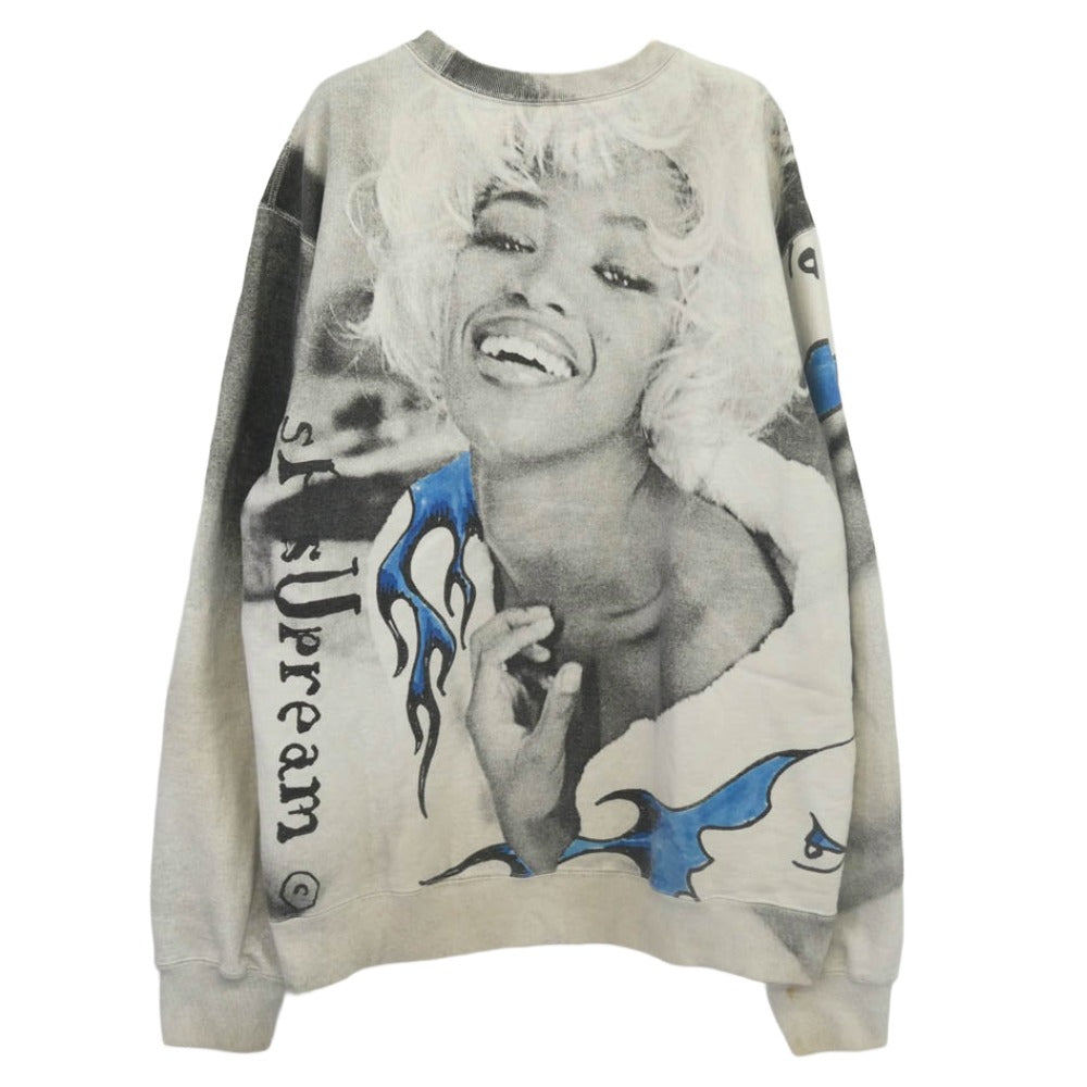 Supreme シュプリーム 20SS Naomi Crewneck ナオミ クルーネック スウェット グレー系 L【中古】