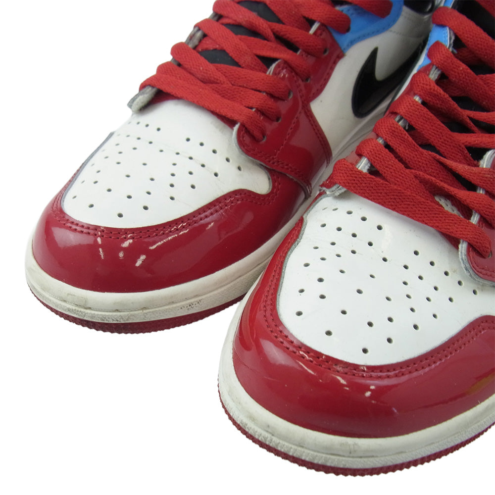 NIKE ナイキ CK5666-100 Air Jordan 1 High OG エアジョーダン1 ハイ OG フィアレス スニーカー オフホワイト系 ライトブルー系 レッド系 27.5【中古】
