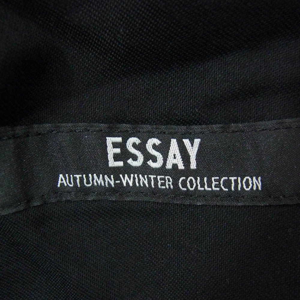 ESSAY エッセイ ES19P-01 GATHER EASY SLACKS ギャザー イージー スラックスパンツ ブラウン系 3【中古】
