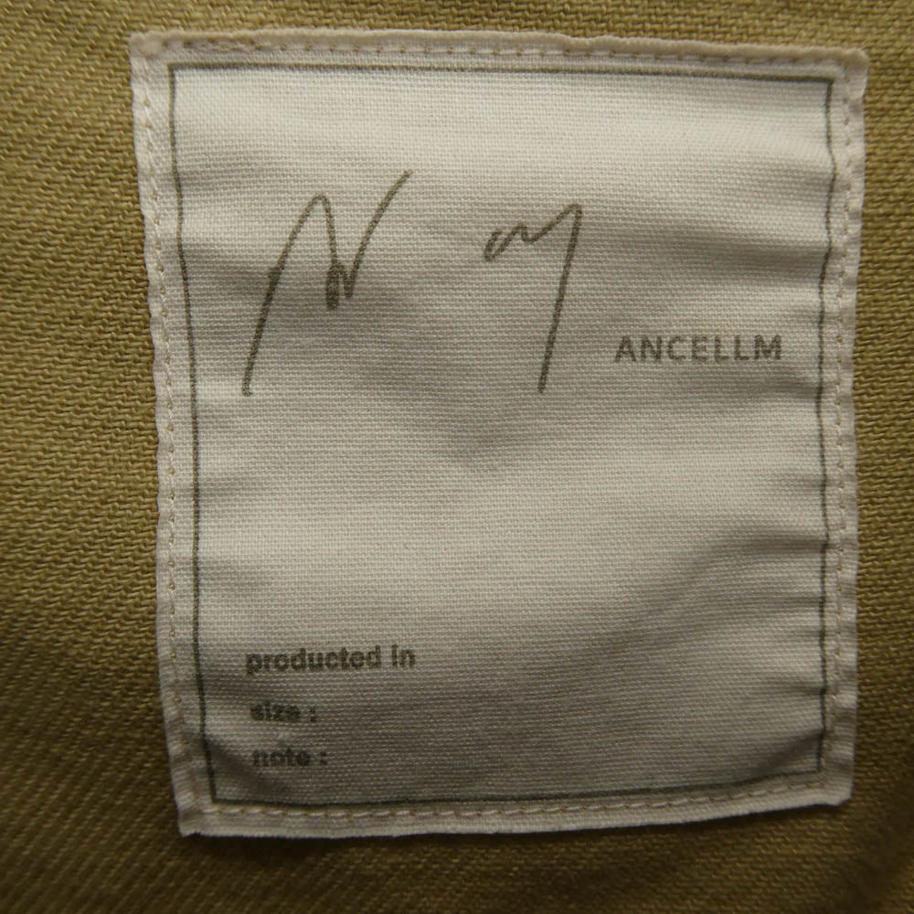 ANCELLM アンセルム ANC-SH47-B DRILL HOODIE JACKET ドリル フーディー ジップアップ フーデッド ジャケット ベージュ系 S 2【中古】