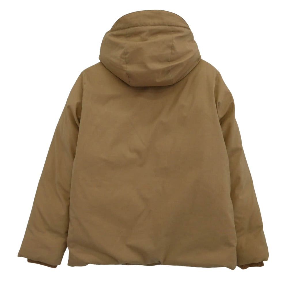 オーディエンス AUD2943 SOLOTEX Seamless Down Jacket ソロテックス シームレス ダウンジャケット ベージュ系 L【中古】