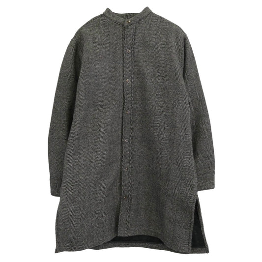 ベッタク Bishu herringbone Tweed Coat ビシュヘリンボーンツイード コート グレー系 1【美品】【中古】