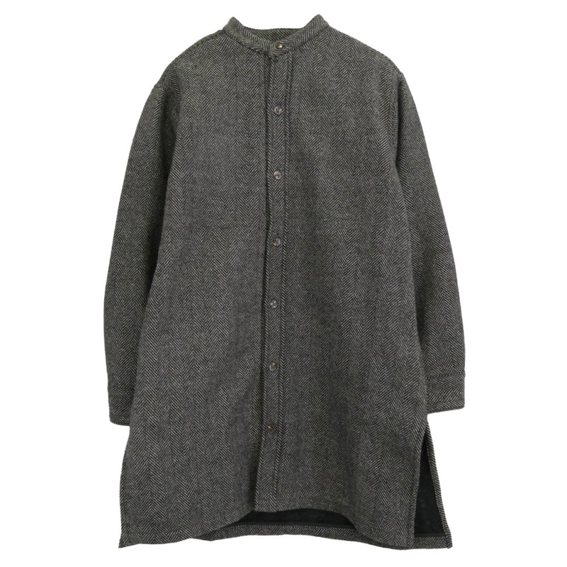 ベッタク Bishu herringbone Tweed Coat ビシュヘリンボーンツイード コート グレー系 1【美品】【中古】