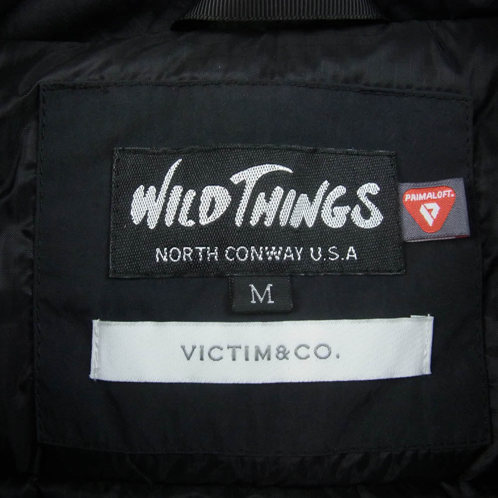 VICTIM ヴィクティム VTM-23-O-104 WILDTHINGS ワイルドシングス PRIMALOFT MONSTER VEST プリマロフト 中綿 モンスターベスト ダークネイビー系 M【中古】