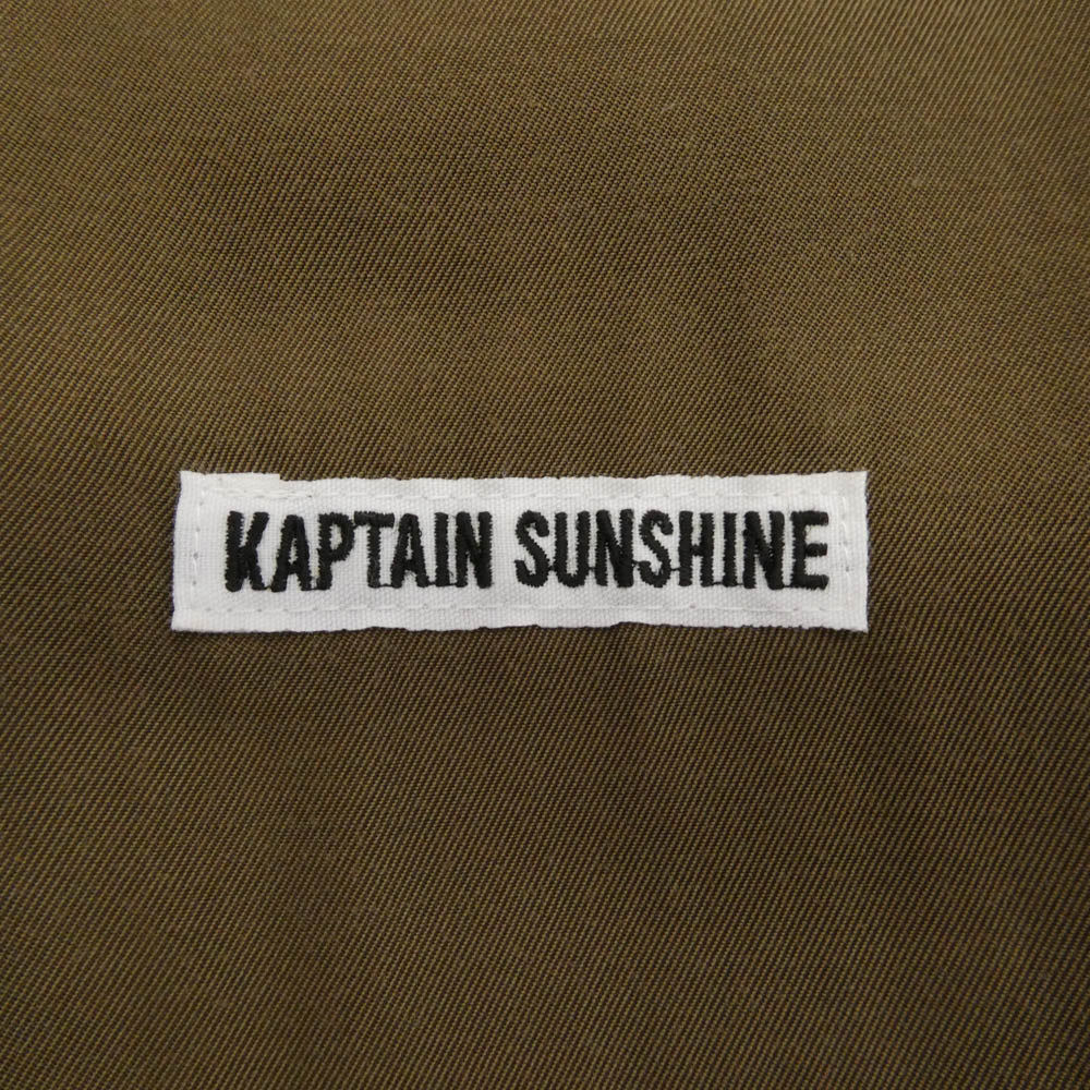 KAPTAIN SUNSHINE キャプテンサンシャイン 22AW KS22FJK14 Duck Chore Jacket ダック生地 チョアコート 襟スエードレザー切替 ジャケット オレンジ系 40【中古】