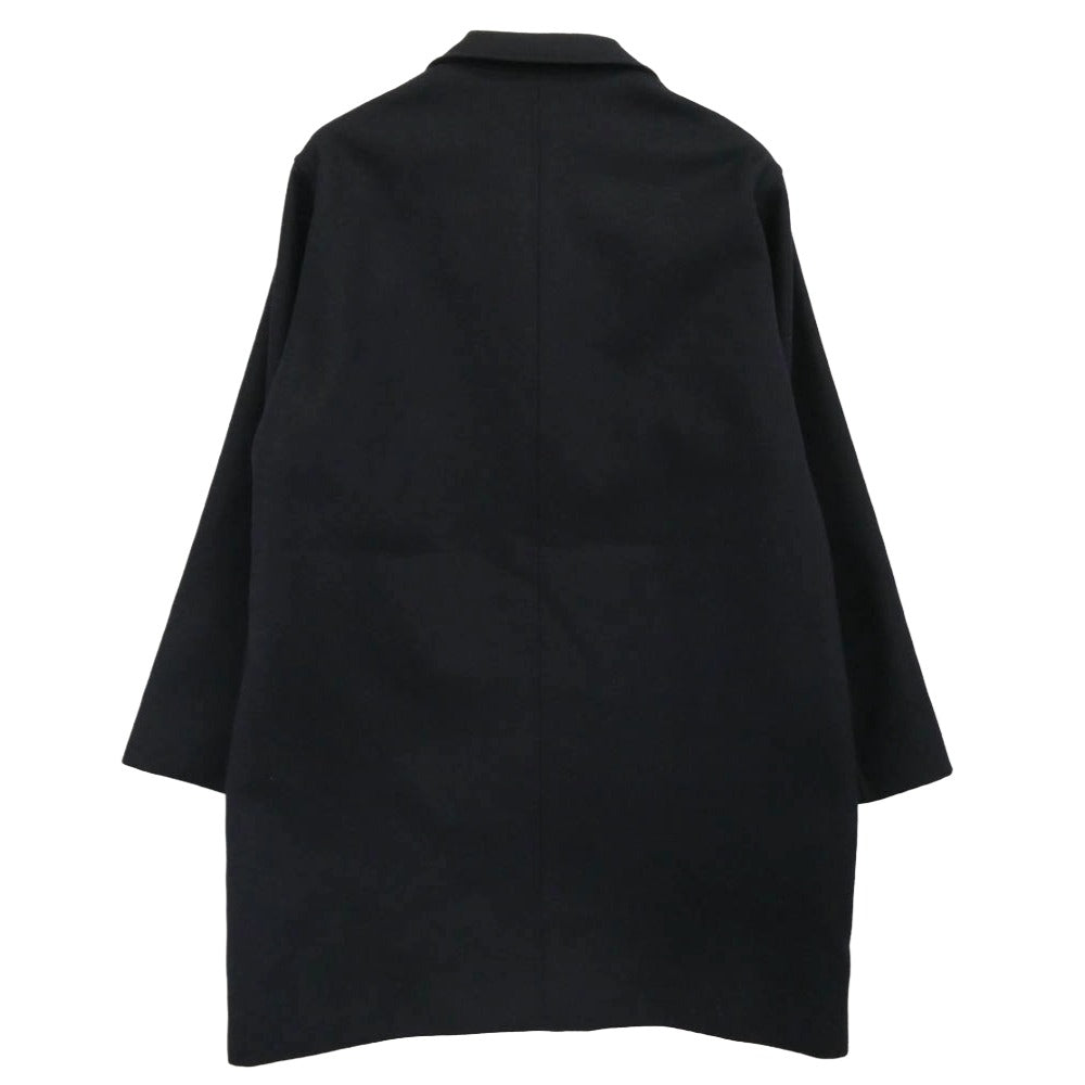 AURALEE オーラリー 18AW A8AC01LM LIGHT MELTON OVER COAT ライトメルトン オーバー コート ネイビー系 3【中古】
