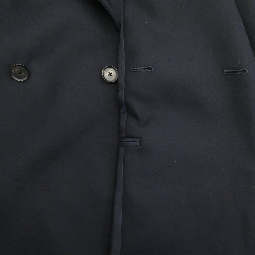 AURALEE オーラリー 18AW A8AC01LM LIGHT MELTON OVER COAT ライトメルトン オーバー コート ネイビー系 3【中古】