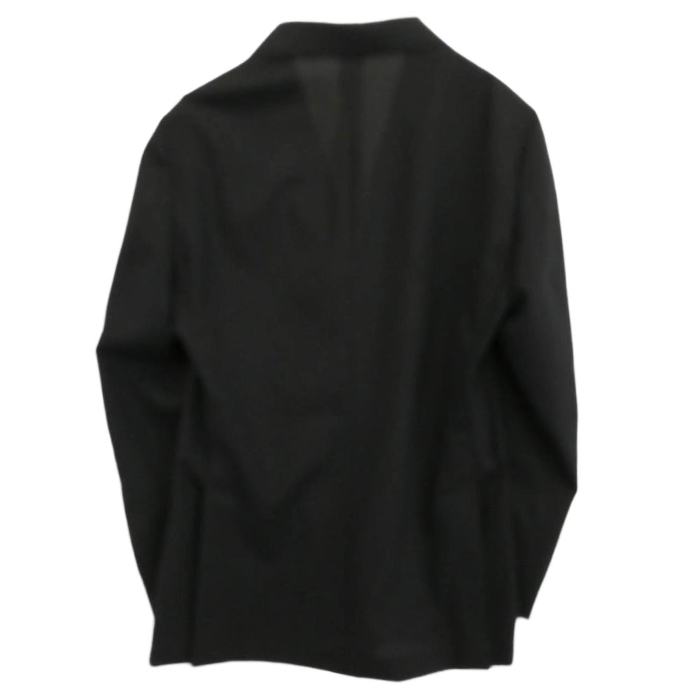 LARDINI ラルディーニ 722-A イタリア製 easy wear イージーウェア 3B テーラードジャケット スラックスパンツ セットアップ ブラック系 46 7REG【中古】