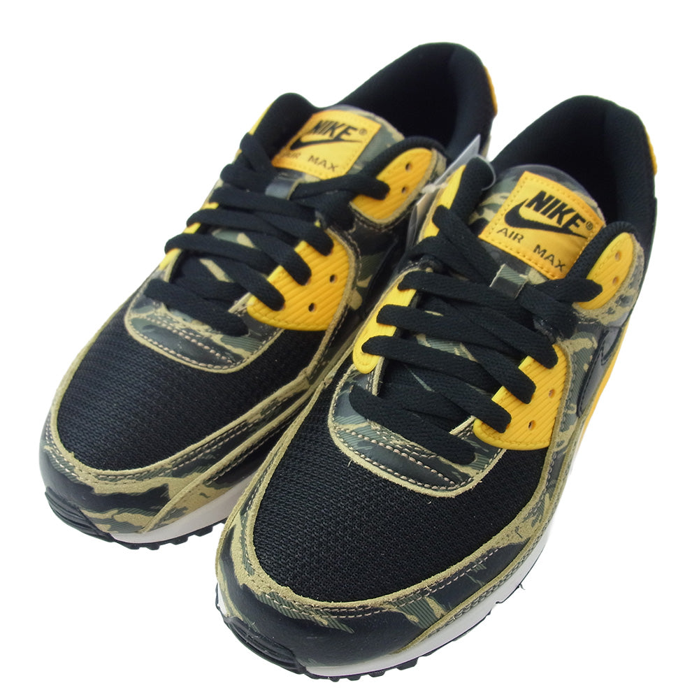 NIKE ナイキ IF1721-001 Air Max 90 Camo University Gold エアマックス90 カモ ユニバーシティゴールド スニーカー ブラック系 イエロー系 26.5cm【新古品】【未使用】【中古】