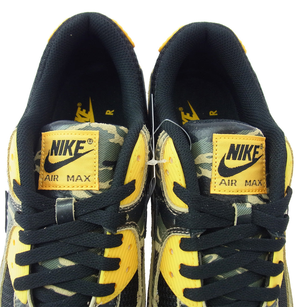 NIKE ナイキ IF1721-001 Air Max 90 Camo University Gold エアマックス90 カモ ユニバーシティゴールド スニーカー ブラック系 イエロー系 26.5cm【新古品】【未使用】【中古】