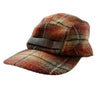 RRL ダブルアールエル ジェット キャップ ウール チェック ブラウン系 赤茶色系 L【中古】