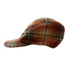RRL ダブルアールエル ジェット キャップ ウール チェック ブラウン系 赤茶色系 L【中古】