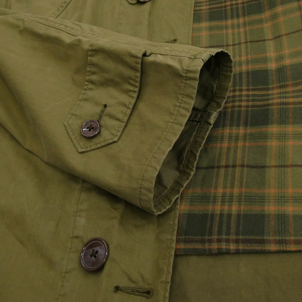 POLO RALPH LAUREN ポロ・ラルフローレン balmacan coat バルマカン コート ステンカラーコート カーキ系 L【中古】