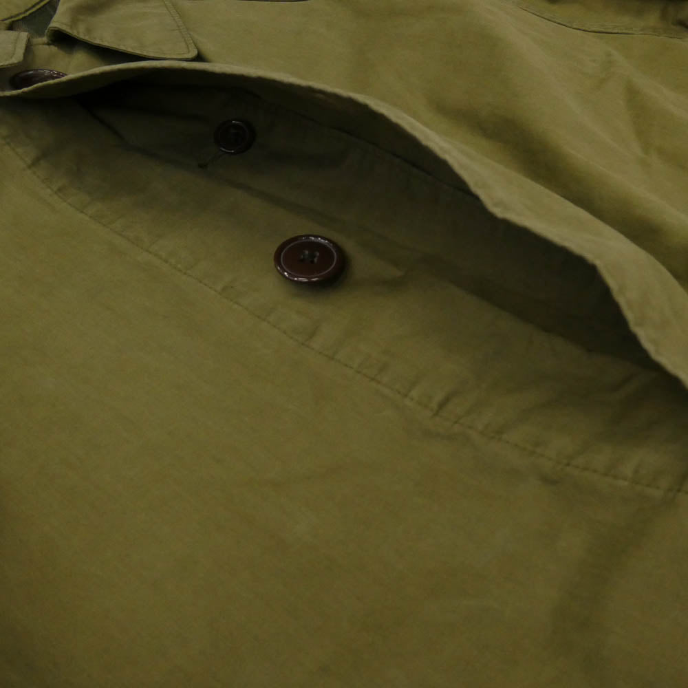 POLO RALPH LAUREN ポロ・ラルフローレン balmacan coat バルマカン コート ステンカラーコート カーキ系 L【中古】