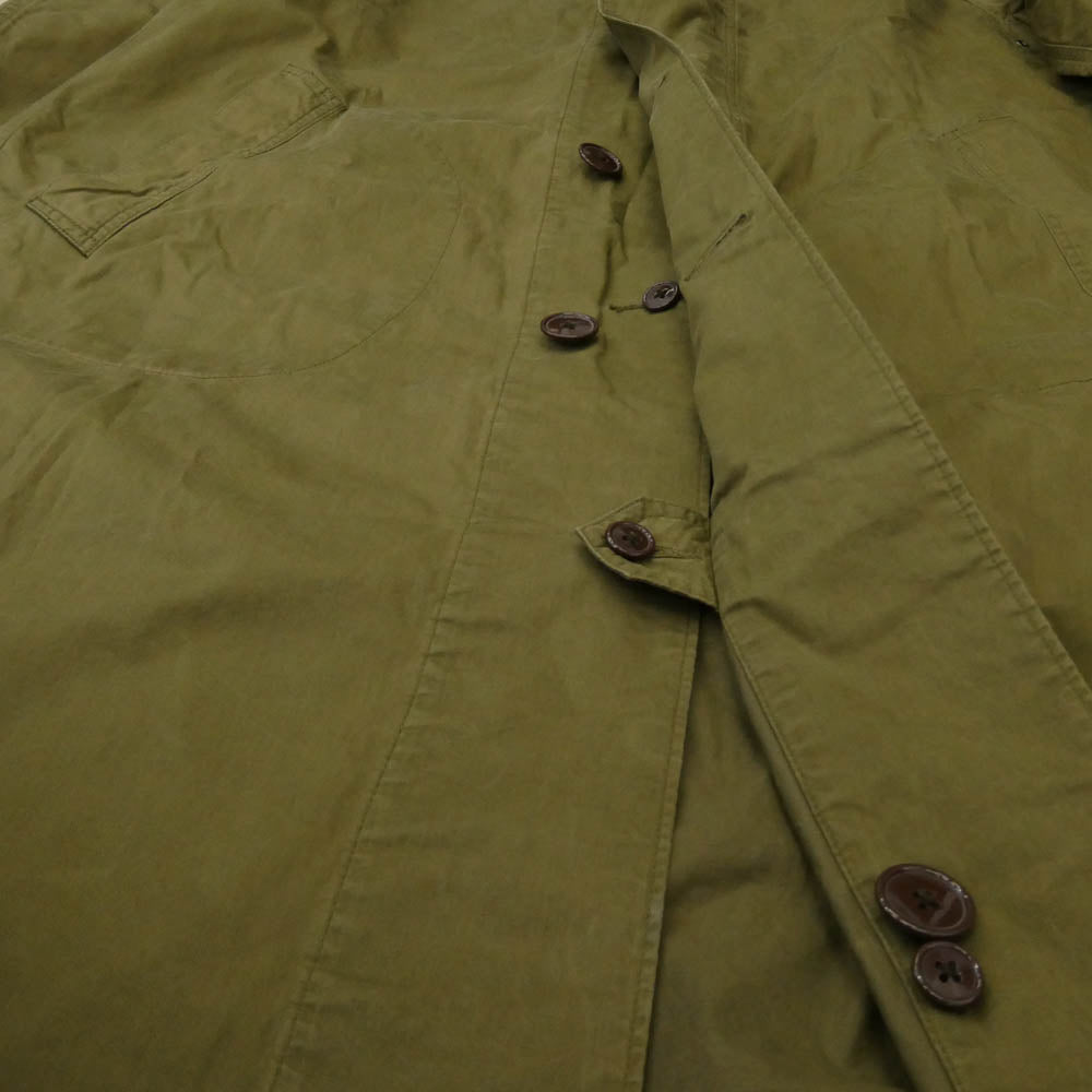 POLO RALPH LAUREN ポロ・ラルフローレン balmacan coat バルマカン コート ステンカラーコート カーキ系 L【中古】