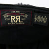 RRL ダブルアールエル ウール シルク混 ハンティング キャップ 帽子 ネイビー系 ブラック系 L【中古】