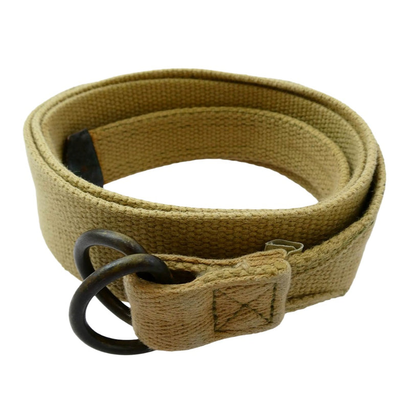 RRL ダブルアールエル ミリタリー ダブルリング ベルト ライトブラウン系 36【中古】