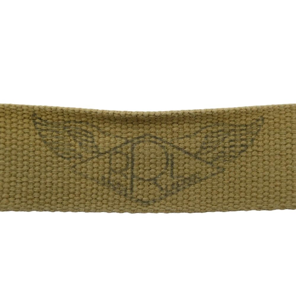 RRL ダブルアールエル ミリタリー ダブルリング ベルト ライトブラウン系 36【中古】