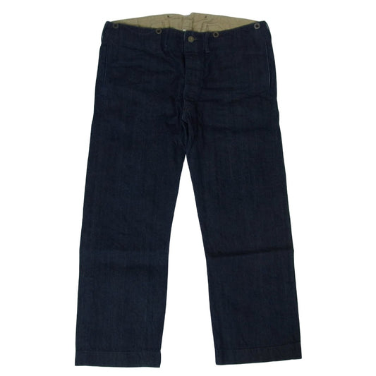 RRL ダブルアールエル LOT R06 シンチバック デニム トラウザー パンツ インディゴブルー系 36【中古】