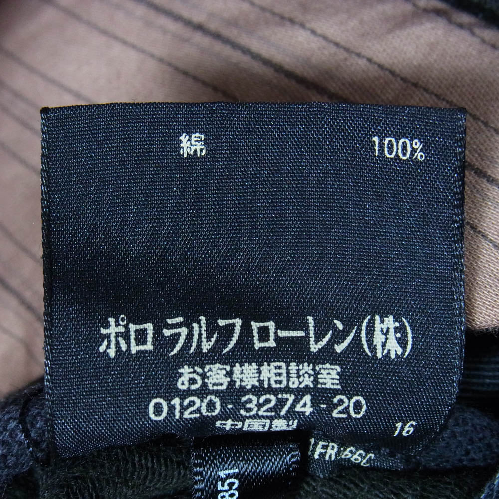 RRL ダブルアールエル 1930sモデル シンチバック 太畝コーデュロイ ワークパンツ ダークブラウン系 36【中古】