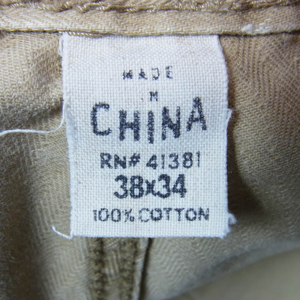 RRL ダブルアールエル USMC M-44 (P-44) HBT Type Trousers Pants モンキーパンツ カーゴパンツ ベージュ系 38【中古】