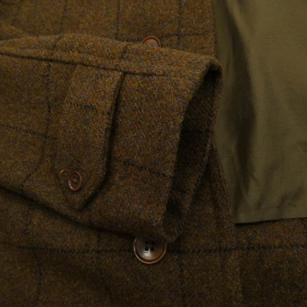 RRL ダブルアールエル Crawford English Tweed Coat ツツイード コート ブラウン系 L【中古】