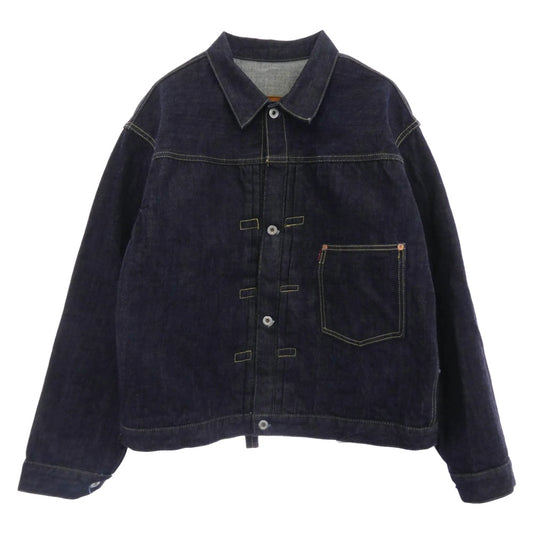 TCB jeans ティージービージーンズ S40's Jacket 大戦モデル セルビッチ デニム ジャケット インディゴブルー系 46【中古】
