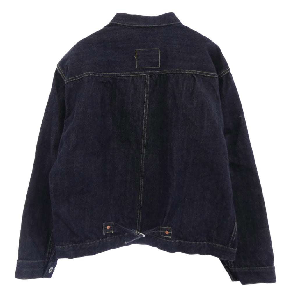TCB jeans ティージービージーンズ S40's Jacket 大戦モデル セルビッチ デニム ジャケット インディゴブルー系 46【中古】