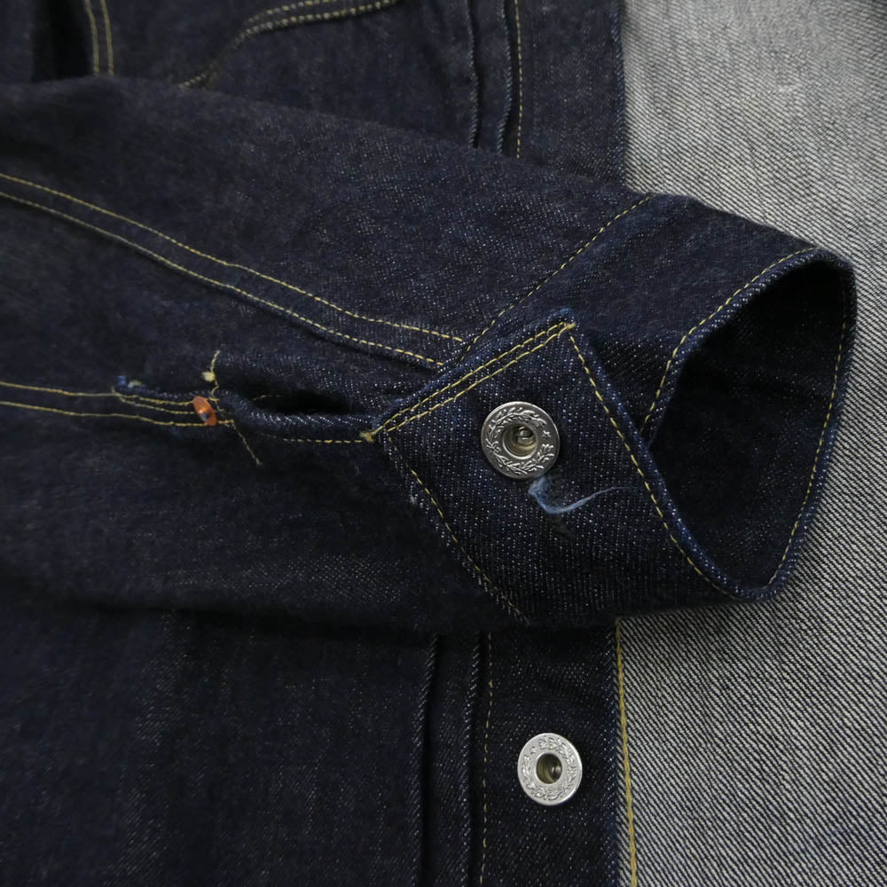 TCB jeans ティージービージーンズ S40's Jacket 大戦モデル セルビッチ デニム ジャケット インディゴブルー系 46【中古】