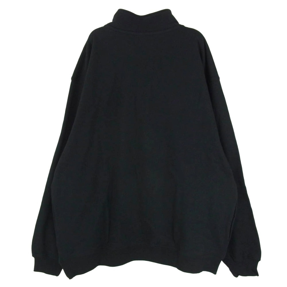 Y's Yohji Yamamoto ワイズ ヨウジヤマモト YL-T82-951 × NEW ERA ニューエラ オーバーサイズ ハーフジップ スウェット生地 プルオーバー ジャケット ブラック系 5【極上美品】【中古】
