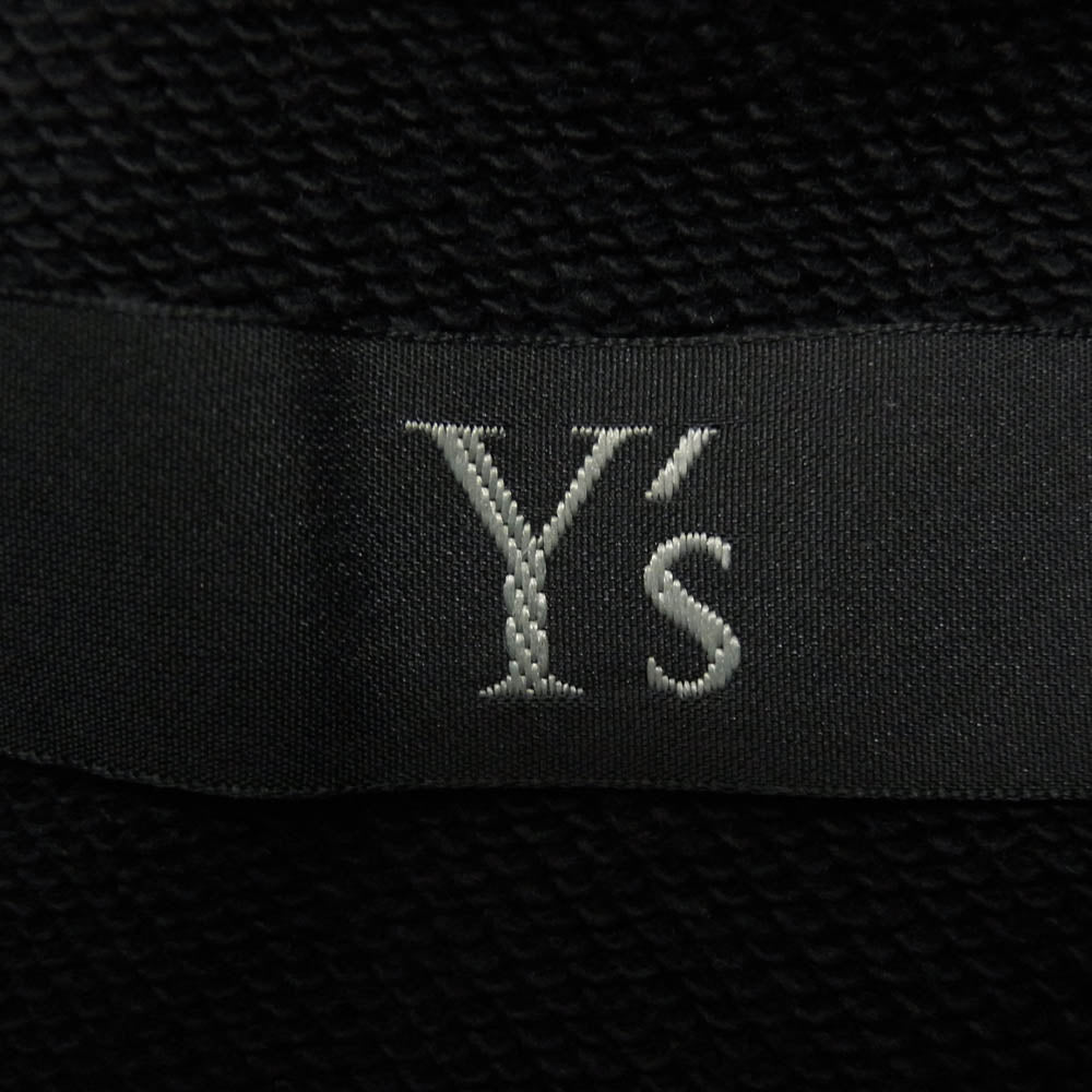 Y's Yohji Yamamoto ワイズ ヨウジヤマモト YL-T82-951 × NEW ERA ニューエラ オーバーサイズ ハーフジップ スウェット生地 プルオーバー ジャケット ブラック系 5【極上美品】【中古】