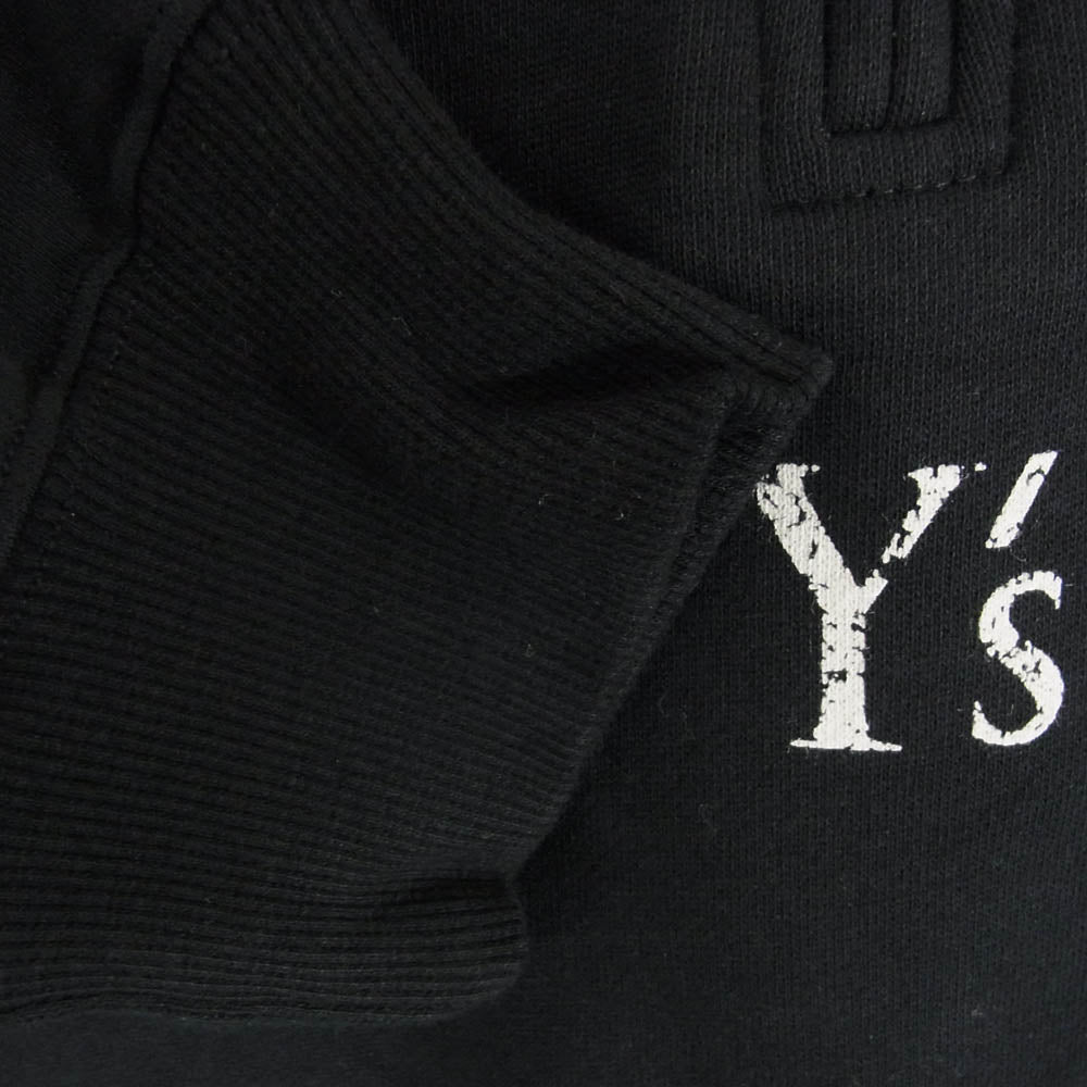 Y's Yohji Yamamoto ワイズ ヨウジヤマモト YL-T82-951 × NEW ERA ニューエラ オーバーサイズ ハーフジップ スウェット生地 プルオーバー ジャケット ブラック系 5【極上美品】【中古】