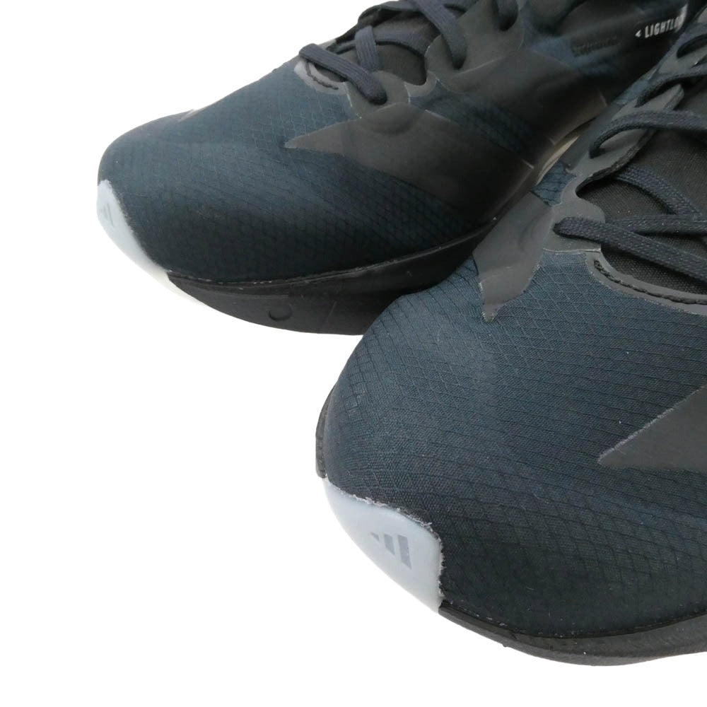 Y-3 Yohji Yamamoto ワイスリー ヨウジヤマモト JR6652 ADIOS 9 アディオス9 ローカット スニーカー ランニングシューズ ブラック系 27.5cm【中古】